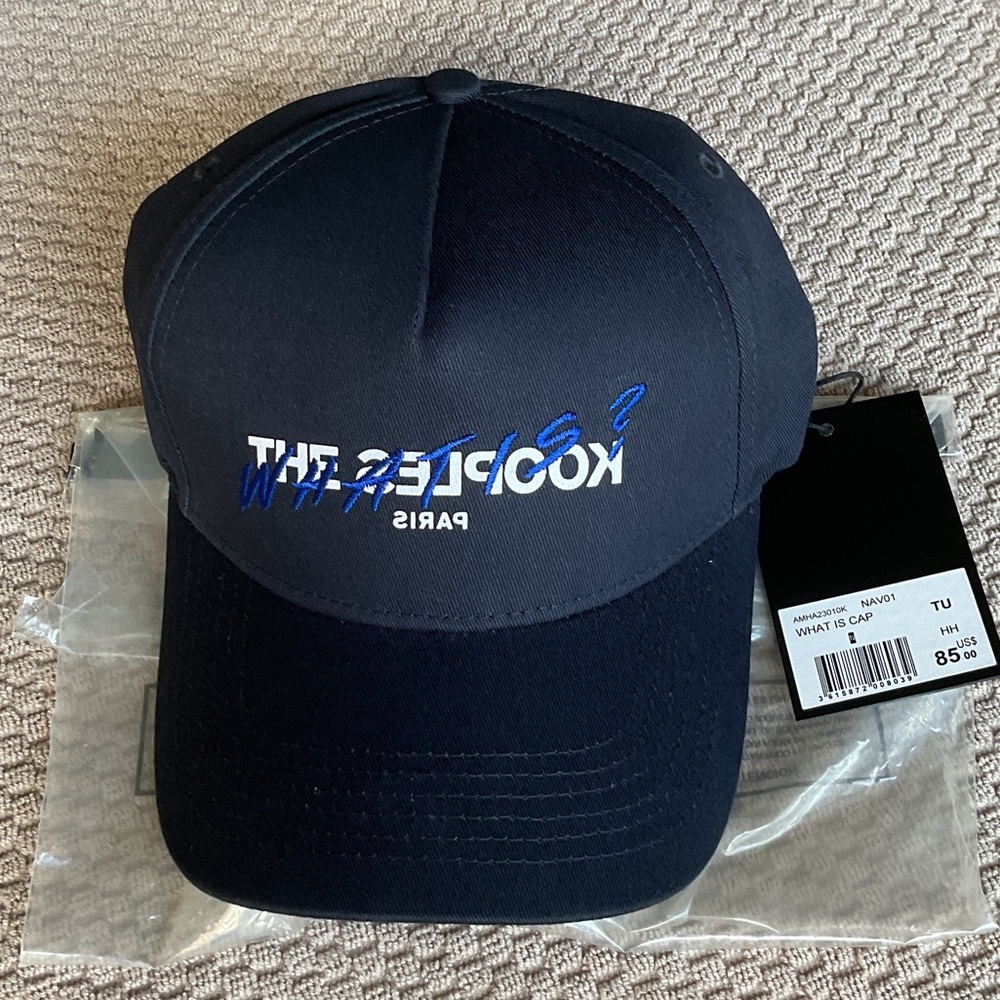 THE KOOPLES - “What is?” Navy Blue Baseball Cap